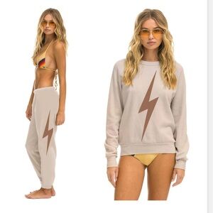 Aviator Nation Mocha Size Medium Top and bottom